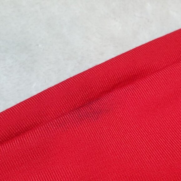 Susana Monaco Red Off-The-Shoulder Dress With Balloon Sleeves Womens XS - Picture 2 of 12